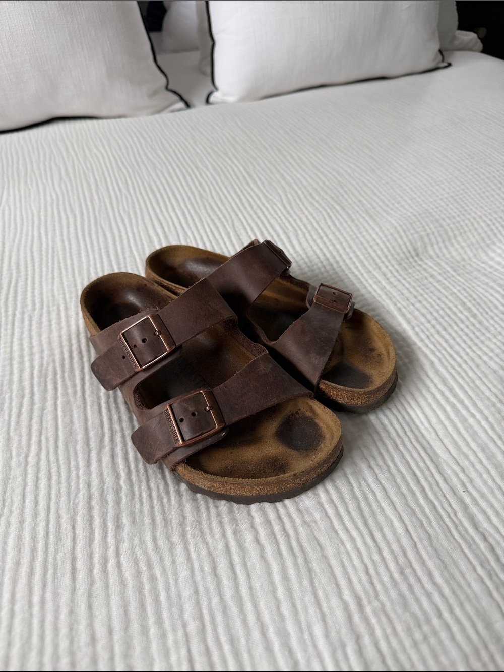 Birkenstock Brown Leather Arizona Sandal